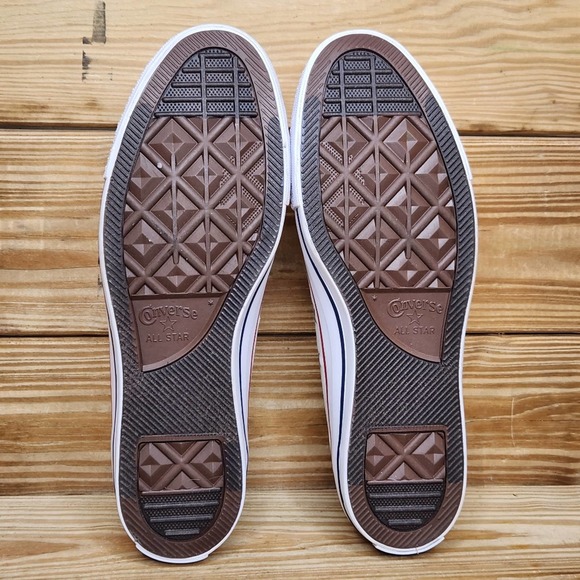 Converse Mens 12 All Star Ox Chuck Taylor White Lace Up Low Top Sneakers - Picture 9 of 9